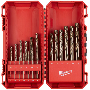 Sada vrtákov MILWAUKEE RED COBALT HSS-G DIN 338 – 19 ks